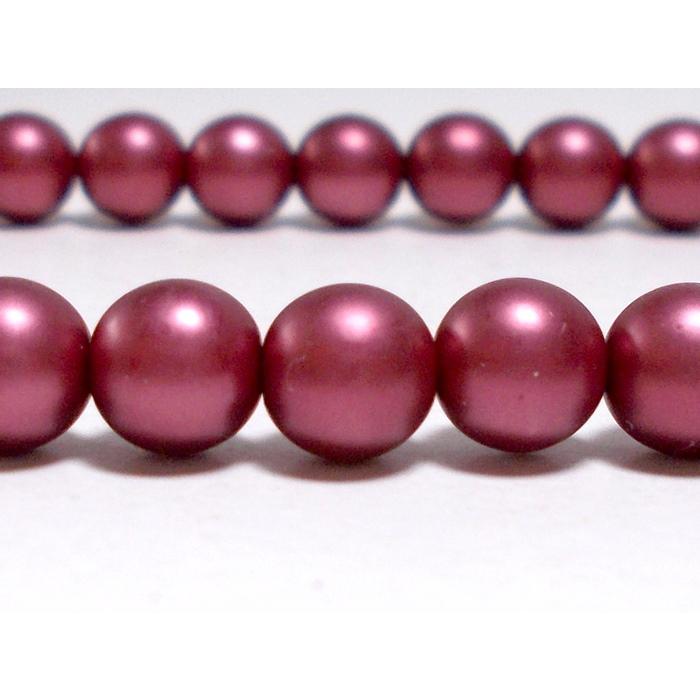 プラスティックパール　レッド消し　6mm　38cm(約64ヶ) |  | 01