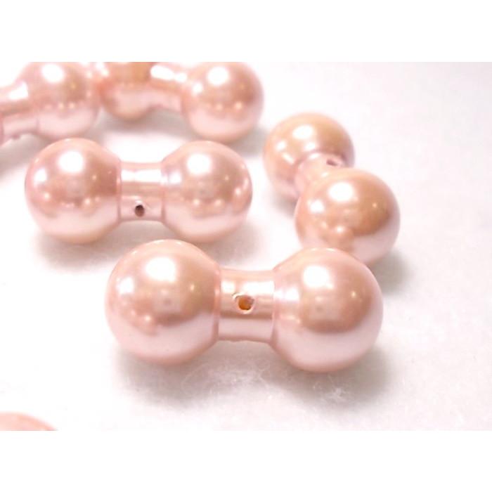 パール ダンベル ロンデル 10×21mm 10ヶ ビーズ アンド パーツ アクセサリー スズマル ハンドメイド Ｊ４ ファルファーレ プラ ビーズショップ 日本製 |  | 07