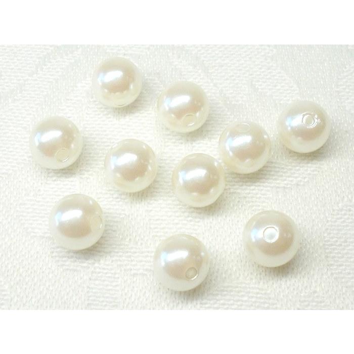 片穴 プラ パール 6mm ライト キスカ 10ヶ ビーズ アンド パーツ アクセサリー ハンドメイド イヤリング ピアス 用 ショップ Ｊ４ | 
