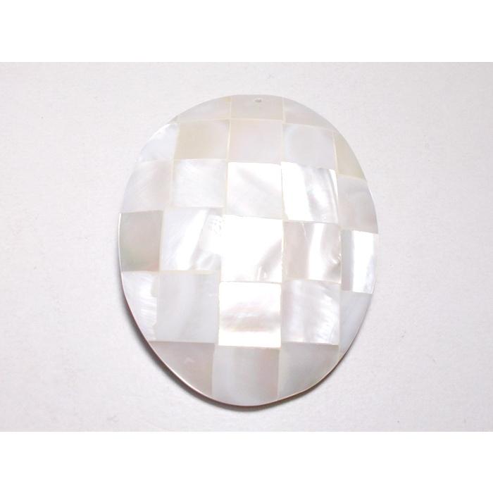 シェルトップパーツ　ココ＆シェル　約63×45mm(厚み約4mm　ホール約1.3mm) |  | 03