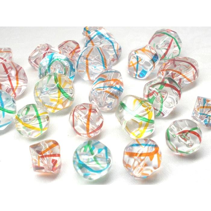 ライン トルネード ＃５０００ カット ２ヶ １８ＭＭ ビーズ アンド パーツ アクリル ハンドメイド |  | 10