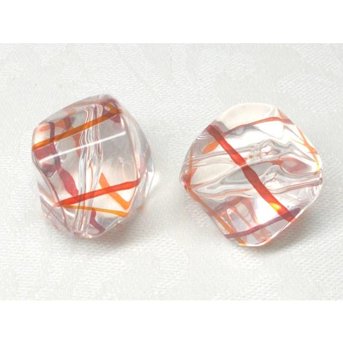 ライン トルネード カット ヒネリ Ｌ AC-9224Ｌ ２ヶ １６Ｘ２０ＭＭ ビーズ アンド パーツ アクリル ハンドメイド |  | 02