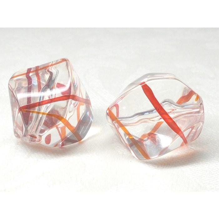 ライン トルネード カット ヒネリ Ｌ AC-9224Ｌ ２ヶ １６Ｘ２０ＭＭ ビーズ アンド パーツ アクリル ハンドメイド |  | 07