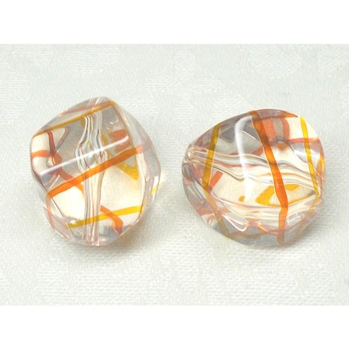 ライン トルネード カット ヒネリ Ｌ AC-9224Ｌ ２ヶ １６Ｘ２０ＭＭ ビーズ アンド パーツ アクリル ハンドメイド |  | 01