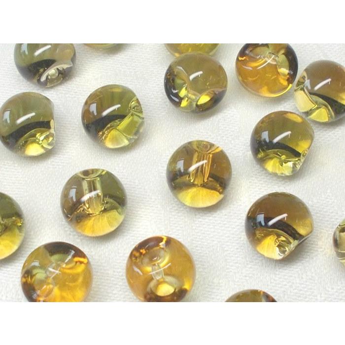 １０ＭＭ スズマル ツートン カラー ビーズ 10ヶ アクリル アンド パーツ アクセサリー ハンドメイド |  | 03