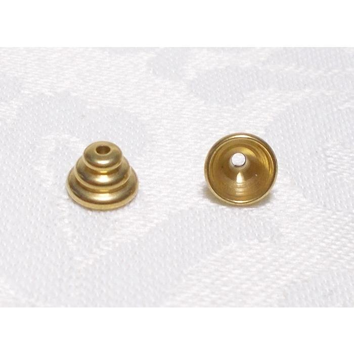 真鍮三段キャップ（5g）約１８ケ　６Ｘ４ＭＭ |  | 03