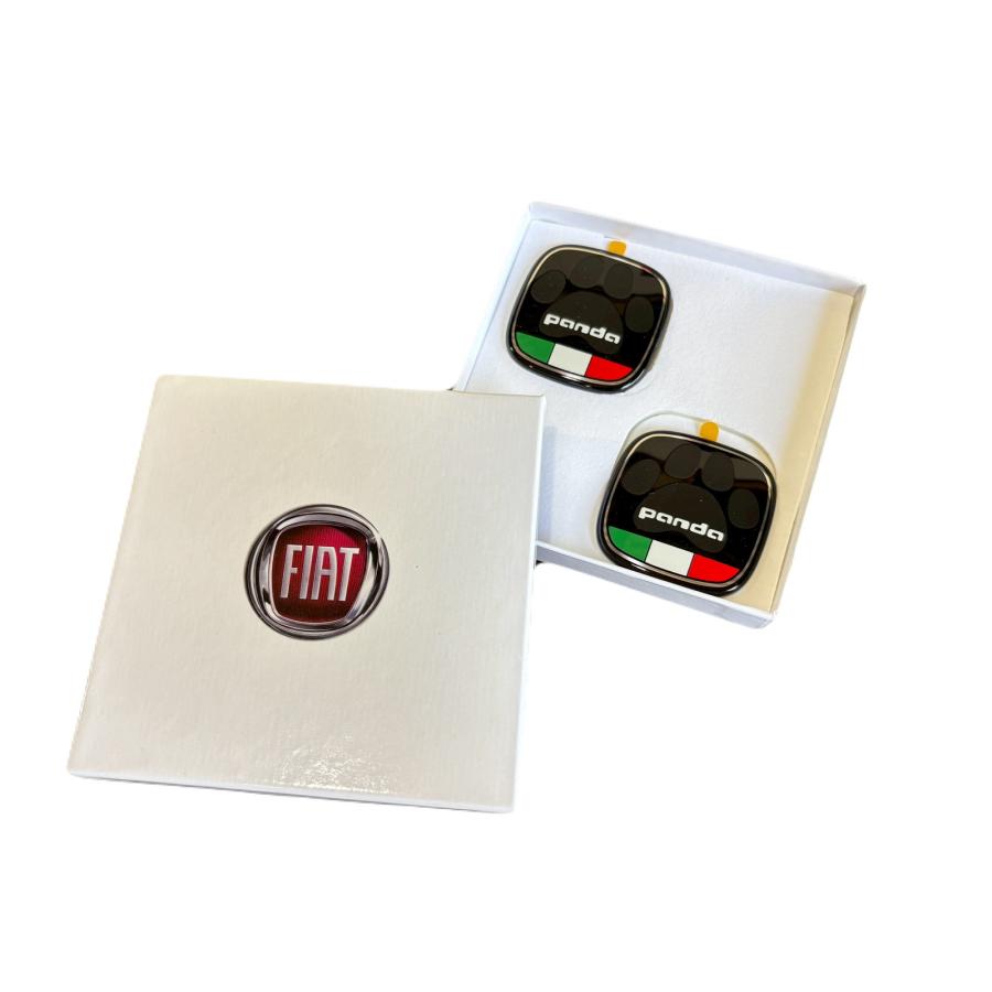 FIAT（フィアット） 純正 サイドエンブレムセット ピラーエンブレム
