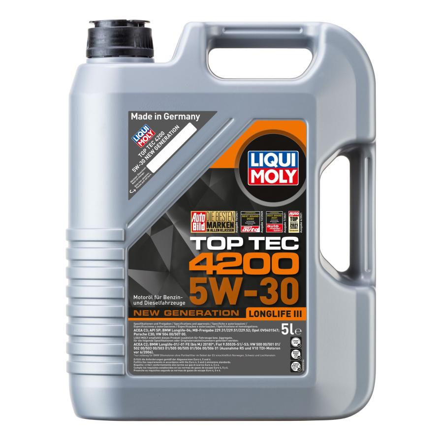 エンジンオイル トップテック4200 5W30 5L リキモリ 20904 LIQUI MOLY（リキモリ） 【15％OFFクーポン】LIQUI MOLY トップテック