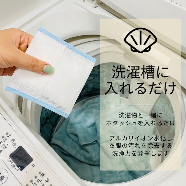 お肌と環境に優しいエコ洗濯 - バブッシュH - 生乾きの臭いを防止 除菌 花粉除去 マイクロバブル洗濯 天然成分 洗濯槽のカビ取り日本製