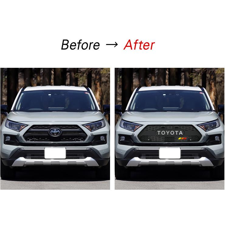 トヨタ RAV4 50系 フロントグリル タコマ風 グリル 外装 トヨタ RAV4 50系 フロントグリル タコマ風 グリル 外装