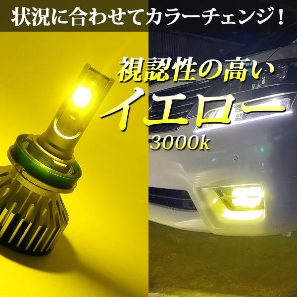 LEDヘッドライト LEDフォグランプ H8/H11/H16 LEDライト 3000K-6000K