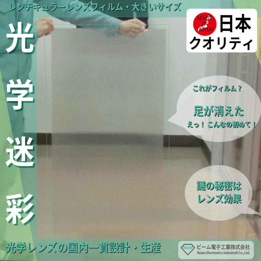 レンチキュラーレンズフィルム 50LPI | 