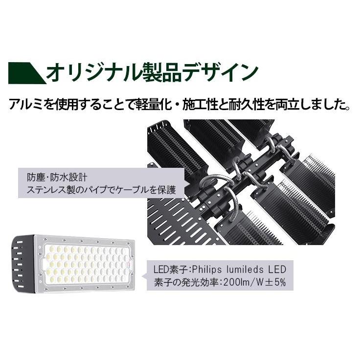 LED投光器 480W 投光器 LED 屋外 看板 駐車場 倉庫 工場 作業灯 防犯灯 LED高天井 照明器具 LET480 ビームテック | Beamtec | 12