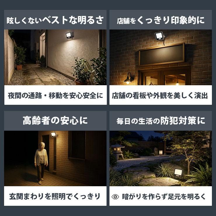 LED投光器 電球色 昼光色 黒 白 30W IP65 屋内 屋外 防塵 耐塵 防水 | Beamtec | 13