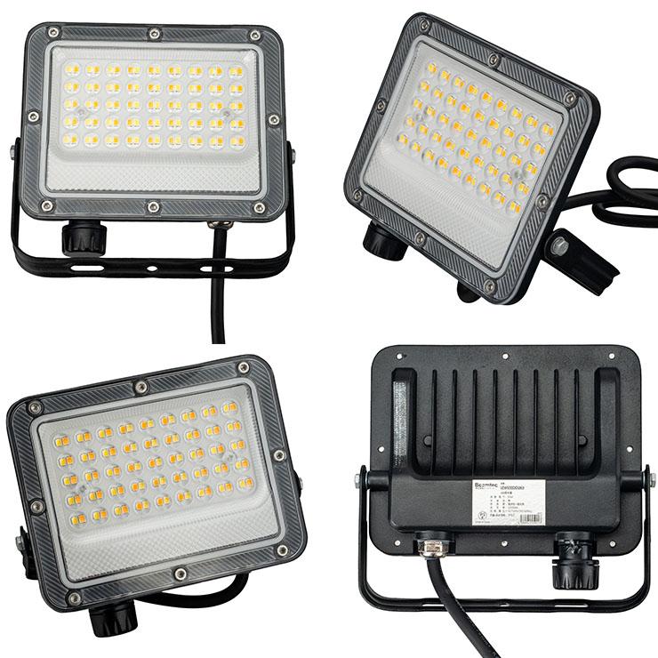 LED投光器 電球色 昼光色 黒 白 30W IP65 屋内 屋外 防塵 耐塵 防水 | Beamtec | 20