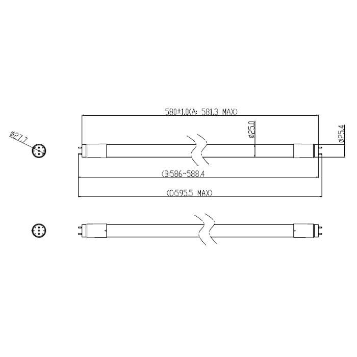 LED蛍光灯 20w形 58cm ベースライト 昼白色 LTG20YT ビームテック | Beamtec | 01