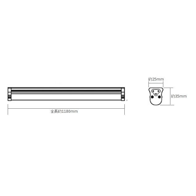 LED蛍光灯 40w形 120cm T5 調光器対応 器具一体型 スリム シームレス ライン 間接 照明 電球色 昼白色 40W T5LT40D-V ビームテック｜beamtec-forbusiness｜07