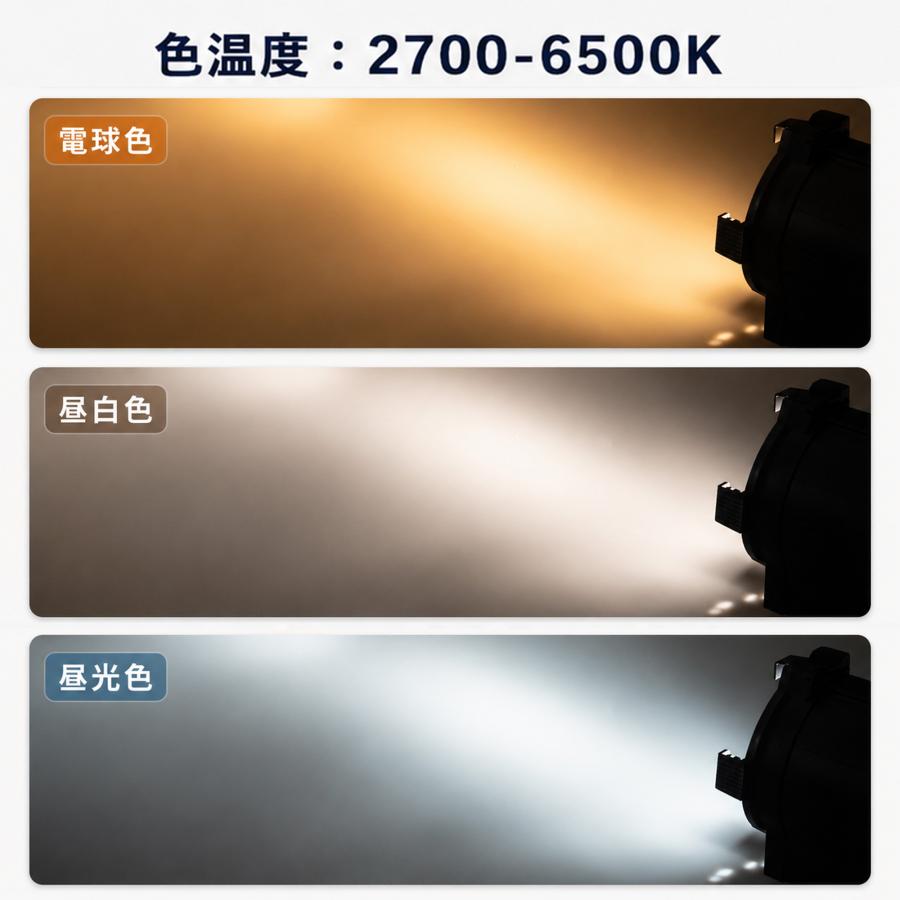 LEDズームスポットライト 50W 高演色Ra95 2700-6500K DMX512対応 照射角度15-50度 舞台照明 ステージライト AeroFocus50 ビームテック | Beamtec | 07