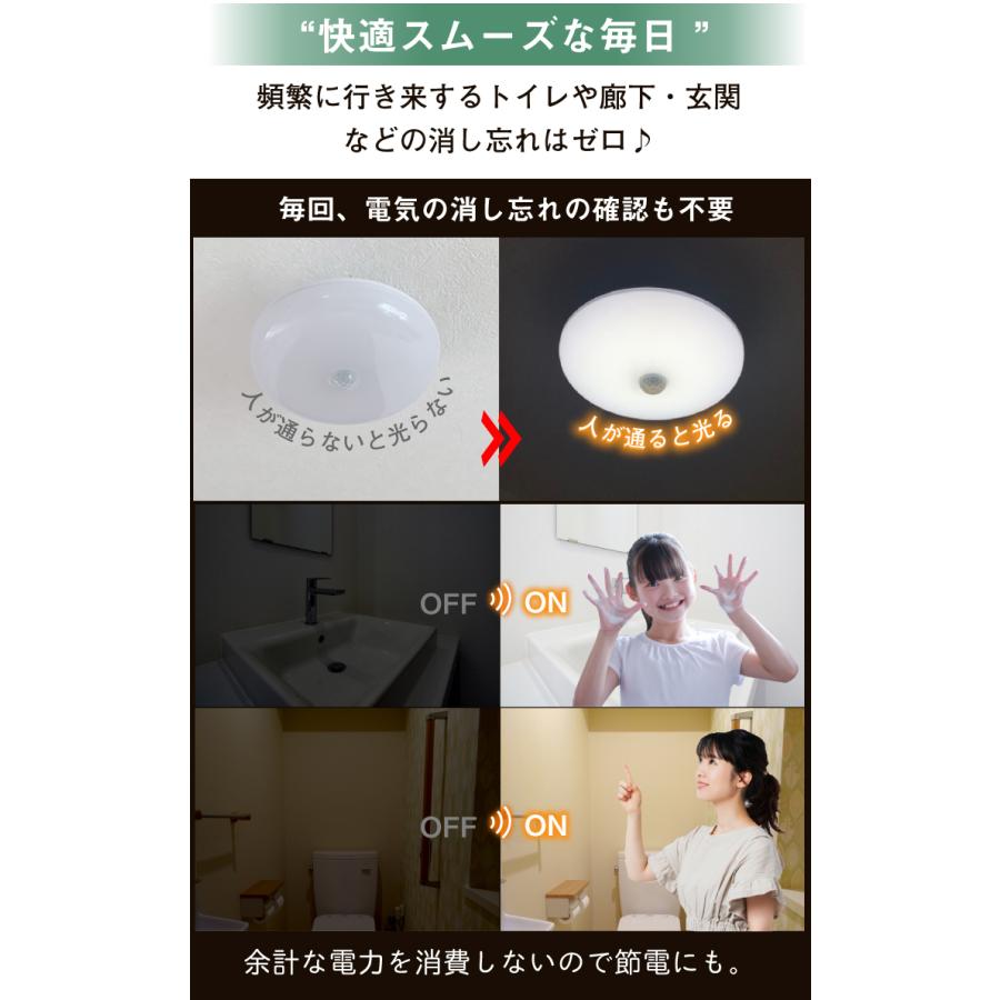Beamtec シーリングライト LED 人感センサー ライト 屋内 室内