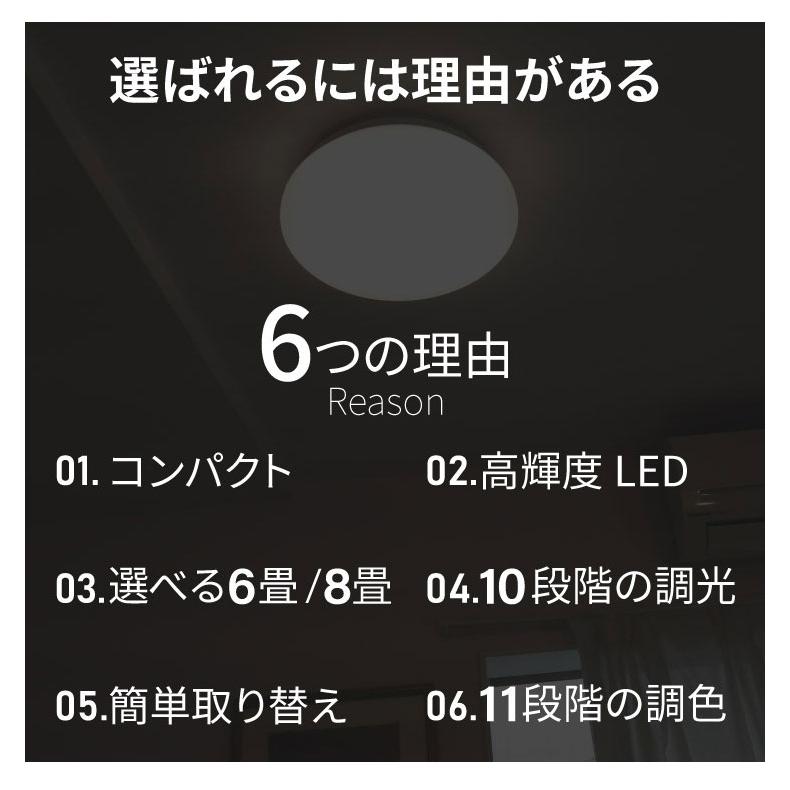 Beamtec（ビームテック） LEDシーリングライト 6畳 LED おしゃれ 調光