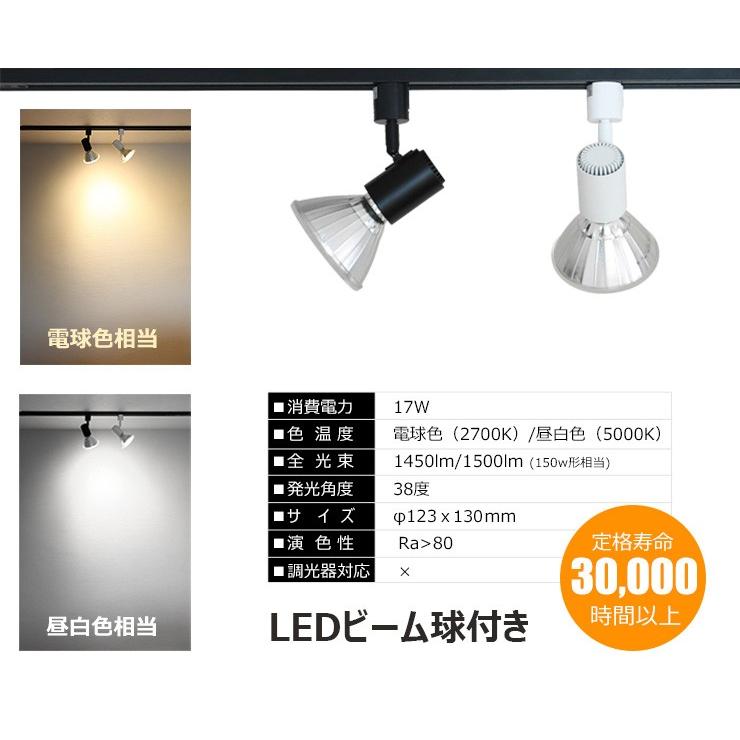 Beamtec LEDビーム球付き 配線ダクトレール用 スポットライト