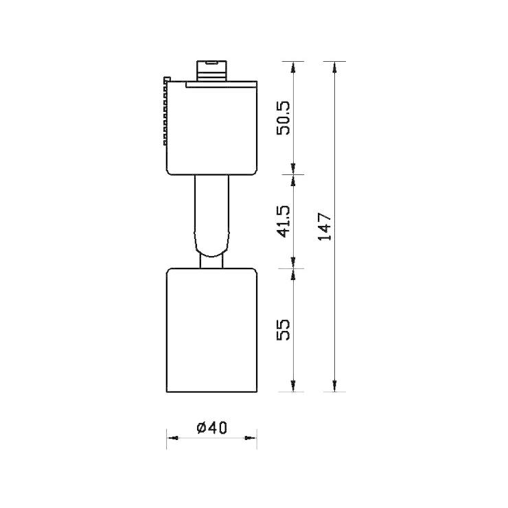 配線ダクトレール用 スポットライト ダクトレール スポットライト LED 電球 e26 ライティングレール用 照明器具 電球別売 | Beamtec | 05