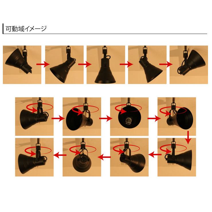 LED ビーム球付き 配線ダクトレール用 スポットライト ダクトレール スポット照明器具 LED ビーム球 E26 E26RAILPAR38-LDR10W38 黒 白 | Beamtec | 10