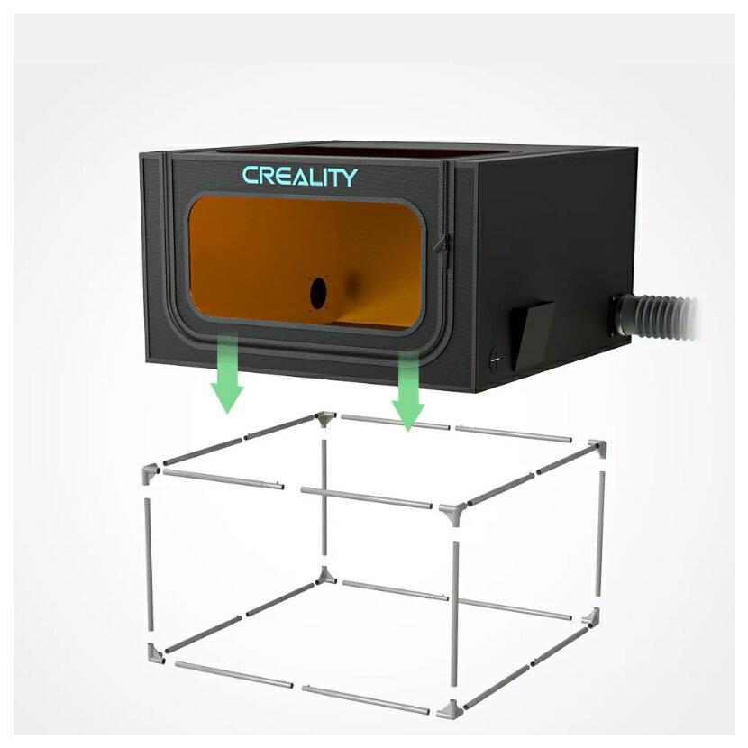 Creality EnclosurePro レーザー彫刻機用保護カバー 720×720×400 正規取扱店 | Beamtec | 06