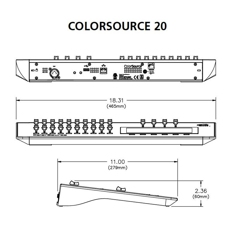 ETC ColorSource 20 DMX 調光卓 | Beamtec | 01