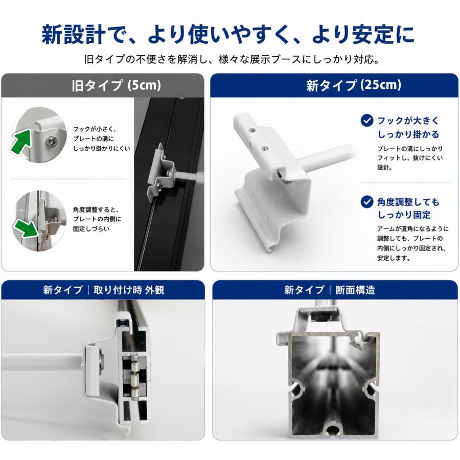 投光器用アーム LED投光器 メタルハライド用取付金具 看板灯アーム 固定アーム 5cm 25cm LED投光器別売り EXARM 照明 LEDランプ ビームテック | Beamtec | 04