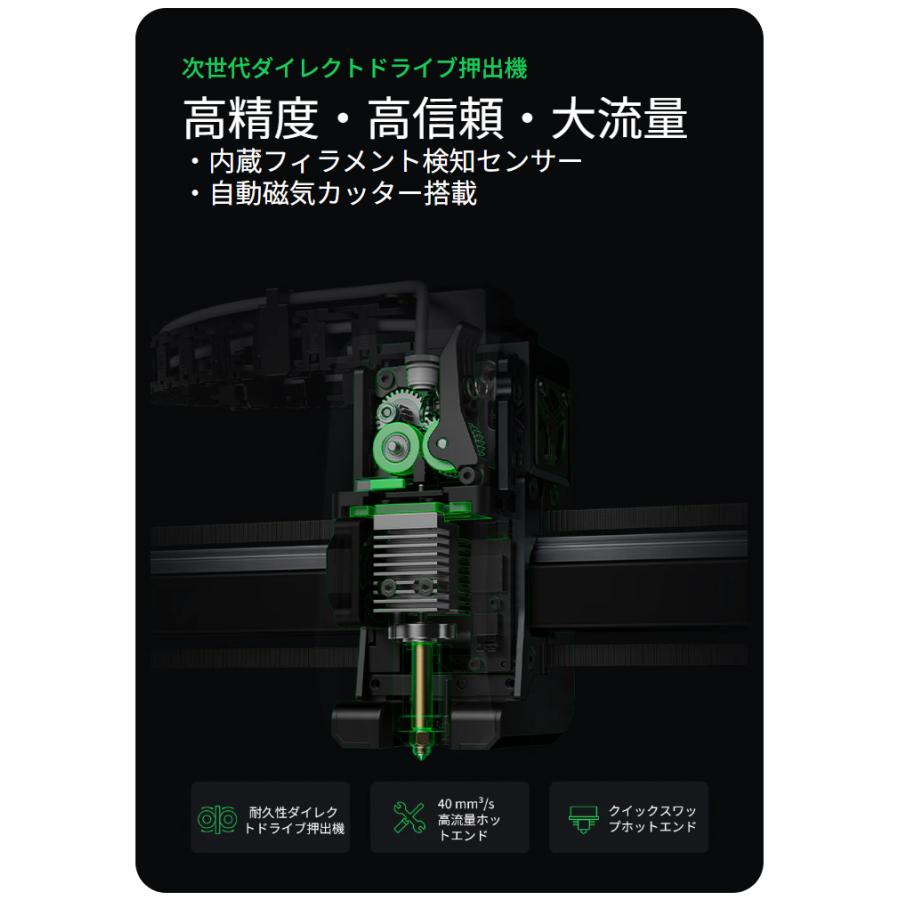 Creality K2Pro 3Dプリンター 印刷速度600mm/s 造形サイズ300x300x300mm 正規取扱店 | Beamtec | 10