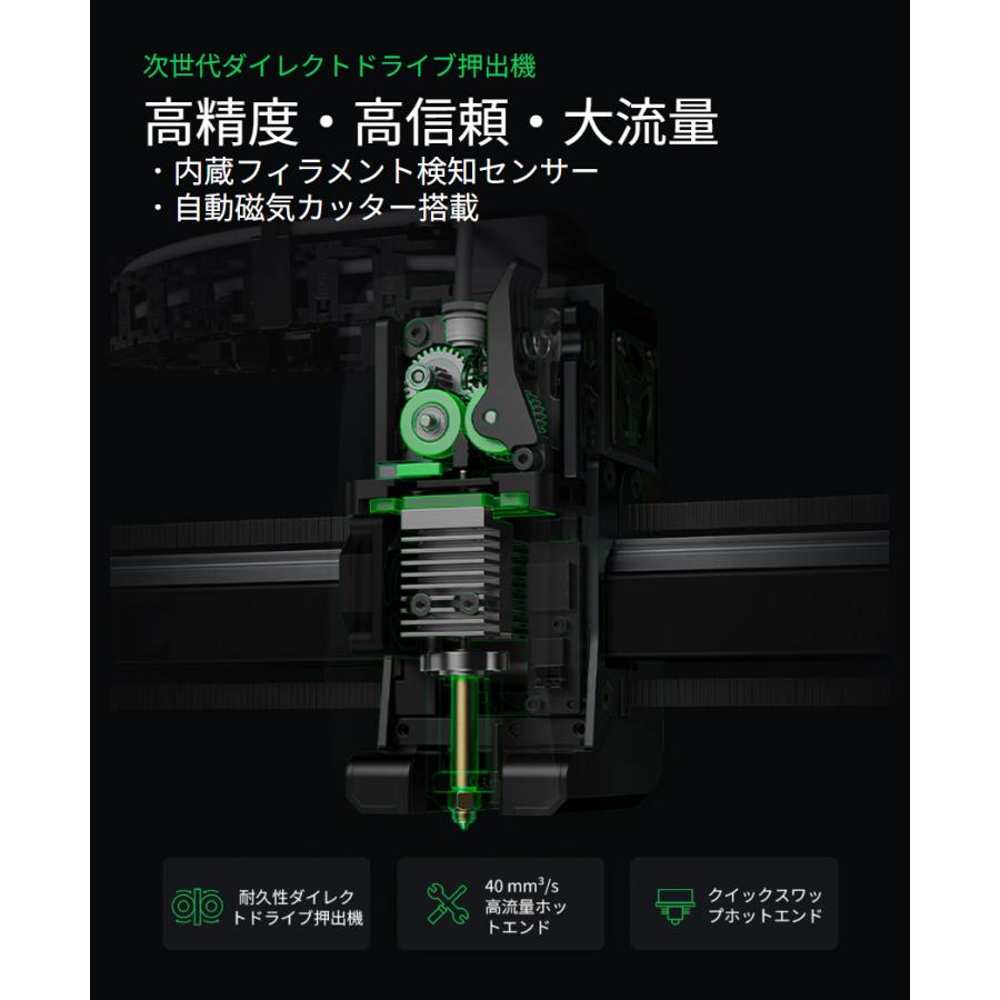 Creality K2ProCombo 3Dプリンター 印刷速度600mm/s 造形サイズ300x300x300mm | Beamtec | 10