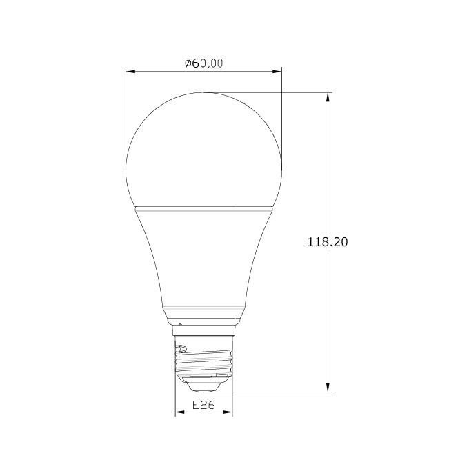 10個セット 1年保証 LED 電球 E26 80W 相当 調光器対応 日亜化学チップ 電球色 昼白色 LDA9-G/Z80/D/BT--10の画像