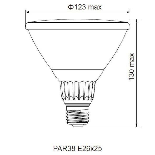 4個セット LEDビーム電球 E26 屋外 屋内兼用 散光形 100形 ハイビーム電球 ビームランプ LDR10L-W38--4 LED 電球色 LDR10N-W38--4 昼白色｜beamtec｜04