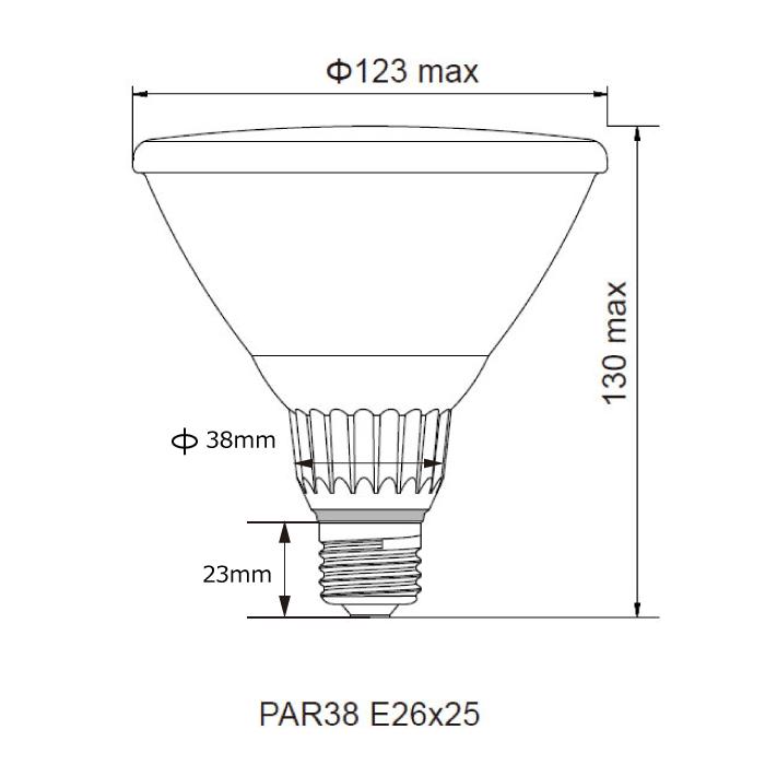 【BONUS+5％】LED電球 ビームランプ ハロゲン E26 150W 電球色 昼白色 105度 屋外 防湿 防雨 ハイビーム 高演色 スポットライト 4個 セット｜beamtec｜04