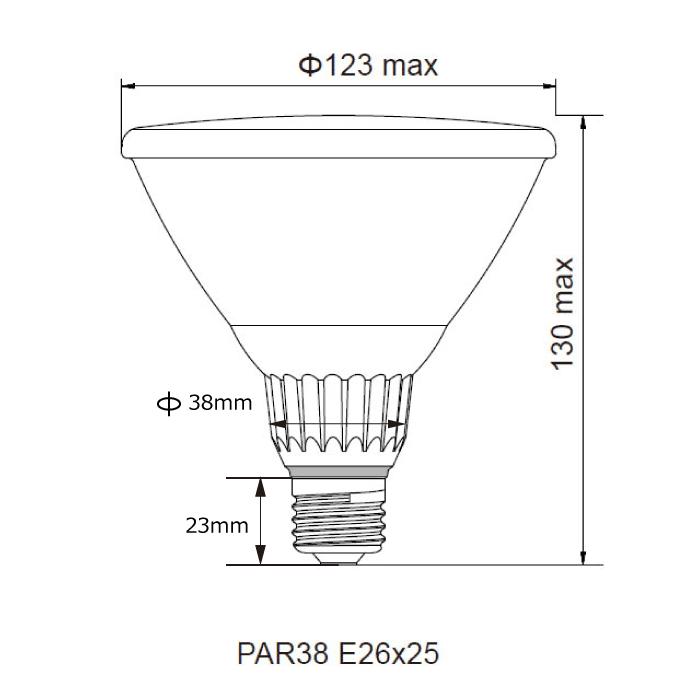 LED電球 スポットライト E26 ハロゲン 150W 相当 電球色 昼白色 LDR17-W38 ビームテック｜beamtec｜04