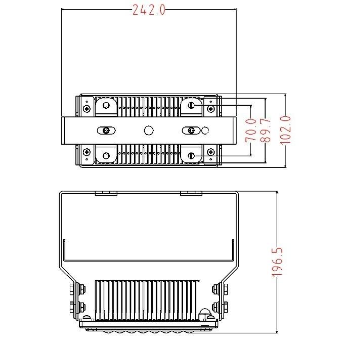 LED投光器 50W 投光器 LED 屋外 看板 駐車場 倉庫 工場 作業灯 防犯灯 LED高天井 照明器具 LEC050 ビームテック | Beamtec | 07