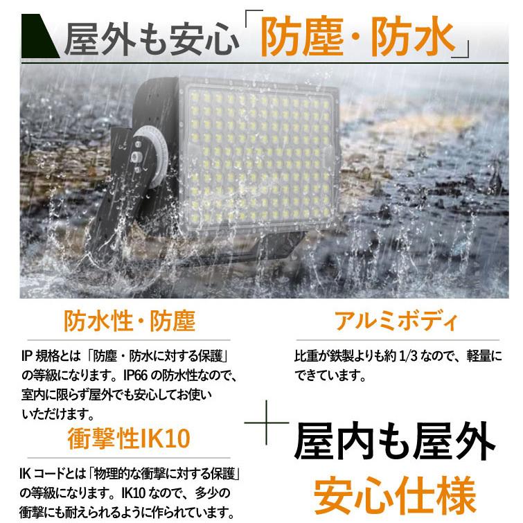LED投光器 300W 投光器 LED 屋外 看板 駐車場 倉庫 工場 作業灯 防犯灯 LED高天井用照明器具 LEG300 ビームテック | Beamtec | 09