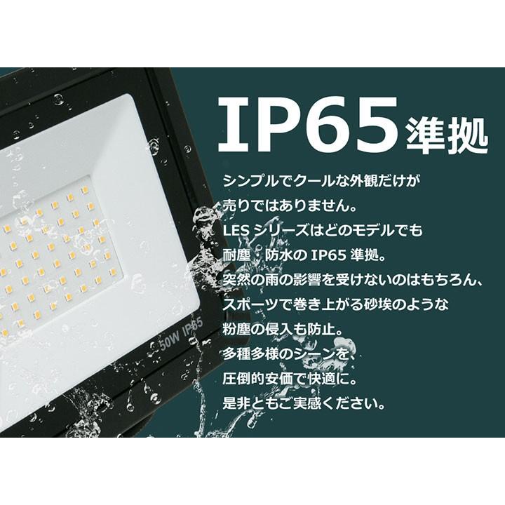LED投光器 センサー 電球色 昼光色 黒 30W IP65 屋内 屋外 防塵 耐塵 防水 LES030 ビームテック | Beamtec | 06