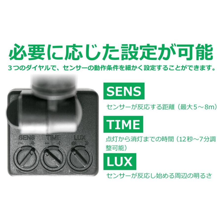 LED投光器 センサー 電球色 昼光色 黒 30W IP65 屋内 屋外 防塵 耐塵 防水 LES030 ビームテック | Beamtec | 09