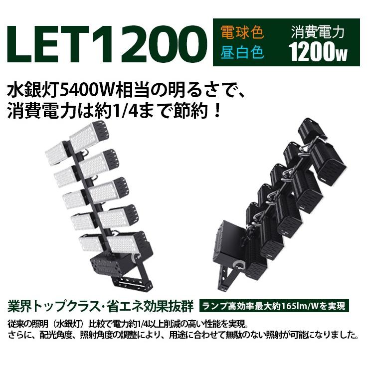 LED投光器 1200W 投光器 LED 屋外 看板 駐車場 倉庫 工場 作業灯 防犯灯 LED高天井 照明器具 LET1200 ビームテック | Beamtec | 10