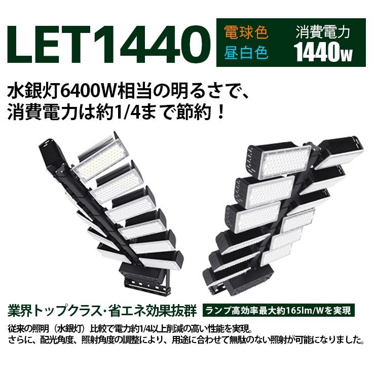 LED投光器 1440W 投光器 LED 屋外 看板 駐車場 倉庫 工場 作業灯 防犯灯 LED高天井 照明器具 LET1440 ビームテック | Beamtec | 10