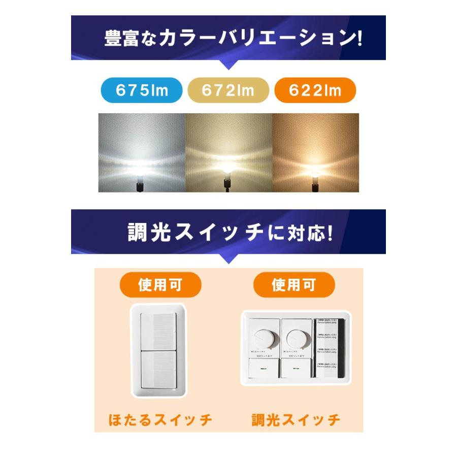 【BONUS+5％】LED電球 スポットライト E11 ハロゲン 80W 相当 電球色 昼光色 調光器対応 LS7111TD-S ビームテック｜beamtec｜10