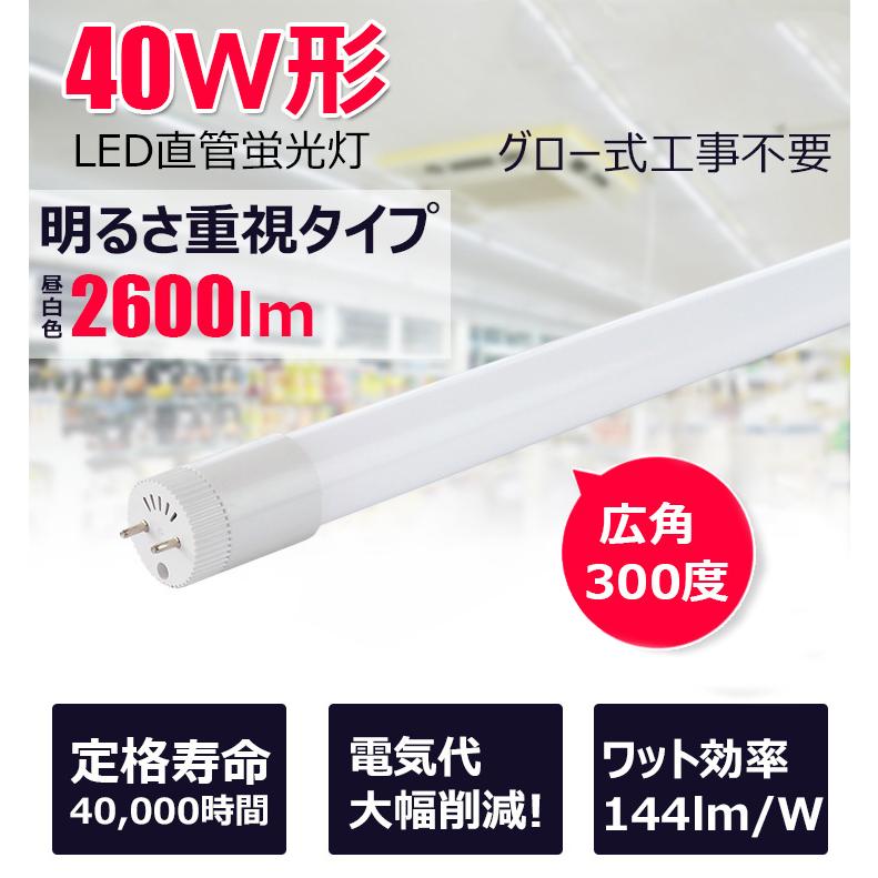 Beamtec（ビームテック） LED蛍光灯 40w形 10本セット ベースライト
