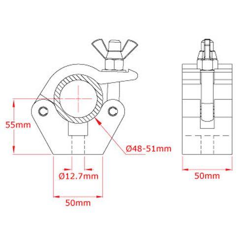 Doughty ダウティ Clamp クランプ 照明ハンガー 舞台照明 T57000 ビームテック | Beamtec | 01