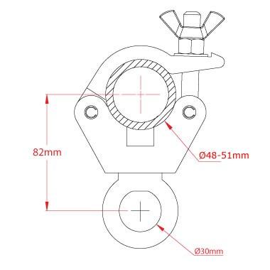 Doughty ダウティ Clamp クランプ 照明ハンガー 舞台照明 T57205 ビームテック | Beamtec | 02