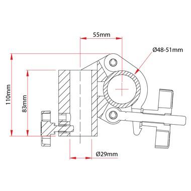 Doughty ダウティ Clamp クランプ 照明ハンガー 舞台照明 T57224 ビームテック | Beamtec | 02