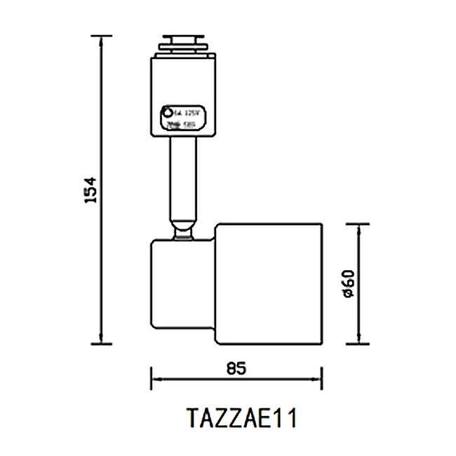 ダクトレール スポットライト 照明 ライト レールライト E11 黒 白 TAZZAE11 ビームテック | Beamtec | 06