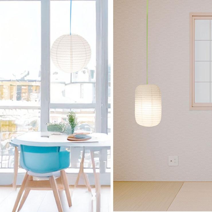 ペンダントライト 1灯 E26 LED おしゃれ 天井照明 照明 照明器具 紙シェード 提灯 和風 和モダン 月 WAM50 ビームテック | Beamtec | 14