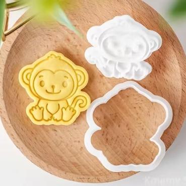 アニマル クッキー型 型抜き 輸入雑貨 チョコレート ビスケット 猿 兎